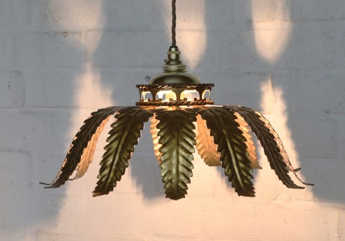Ceiling light antique gilt - light,