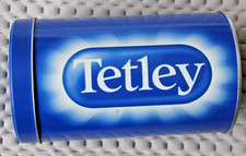 Vintage Tetley Tea  Caddy Tin