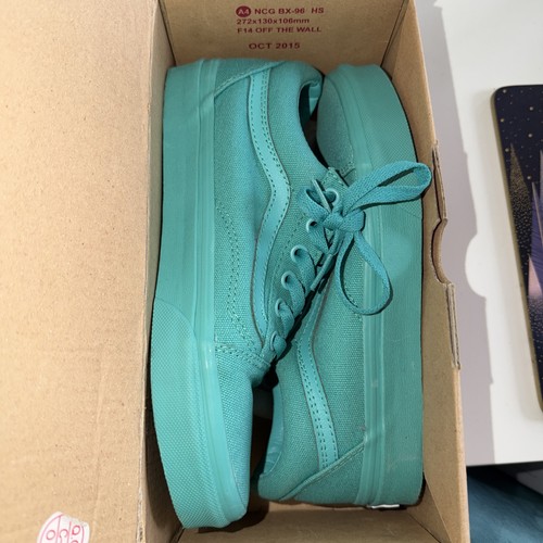 Bright aqua mono vans - mono,