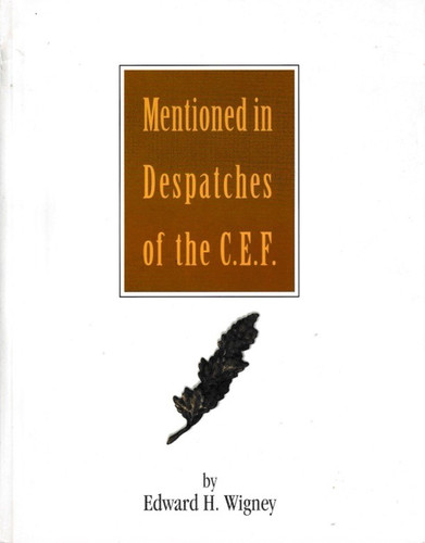 Mentioned despatches the - in,
