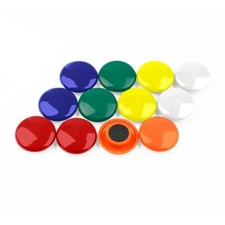Planning & Noticeboard Magnets for Fridge, Whiteboard, Office - 30mm dia