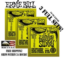 **3 PACKS ERNIE BALL 2621