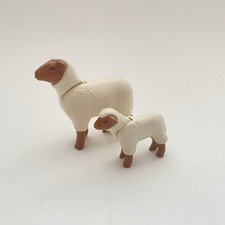Playmobil Animals: Sheep Family 1 X Adult Sheep & 1 X Baby Lamb Farm Animals