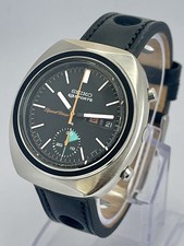Seiko 6139-8002 Vintage JDM Speedtimer Chronograph Feb 1971 Serviced
