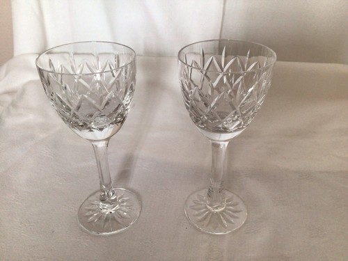 Two lead crystal - lead, glasses