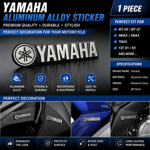 Yamaha aluminium alloy - yamaha, 3d