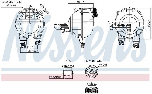Nissens 996306 coolant - nissens,