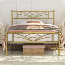 Solid Bed Frame with