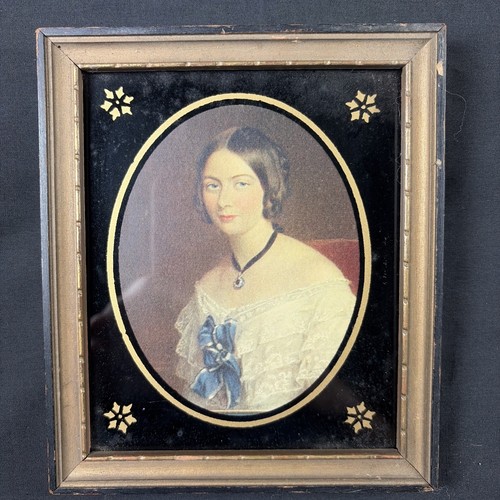 Antique miniature painting - miniature,