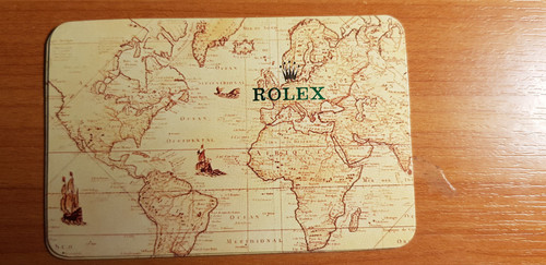 Rolex calendar card vintage