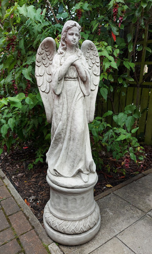 Large angel statue column - large,