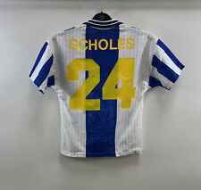 Manchester United Scholes 24 Third Football Shirt 1994/96 Large Boys Umbro D571