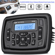 Marine Radio Bluetooth AM FM Waterproof Boat Stereo System Head Unit ATV UTV Car