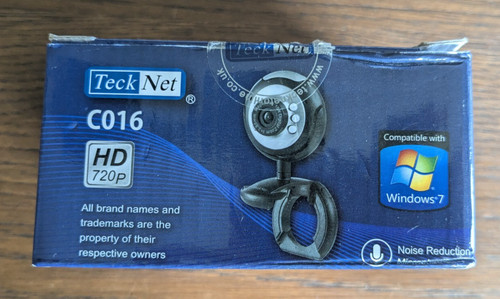 Tecknet webcam c016 hd720p - hd720p,
