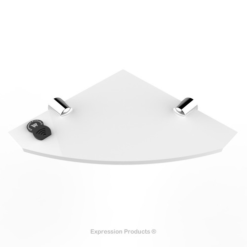 Acrylic corner safety shelf - safety,