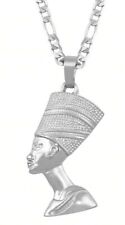 18K Gold Plated Egyptian Queen Nefertiti Pendant Fashion Jewelry For Women Men