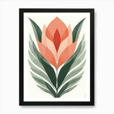 Tulip Art Print Framed Wall