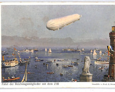 ZEPPELIN ART Postcard (LZ.12)