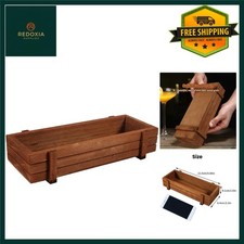 Rustic Wooden Rectangle Trough