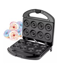 Doughnut Maker Machine, 8 Hole Snack Maker Donut Pie Cupcake 750W Geepas