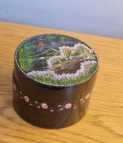 Vintage hand painted - hand-painted, asian