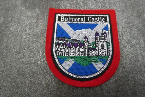 Balmoral castle woven cloth - castle,