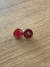 TWO RED NOSE DAY PIN BADGES 2005 (10th Ann) & 1999