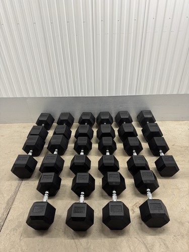 Hex dumbbell 50kg set - hex,
