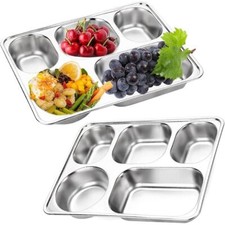 Stainless Steel Divided Dinner