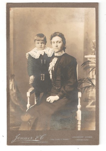 Mother son victorian cabinet - mother,