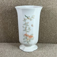 Royal Winton Vase - Flower Design - Staffordshire - Ceramic -  Cream/Peach/Green