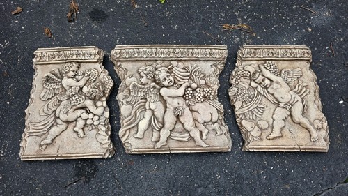 Cherub angels plaster - angels,