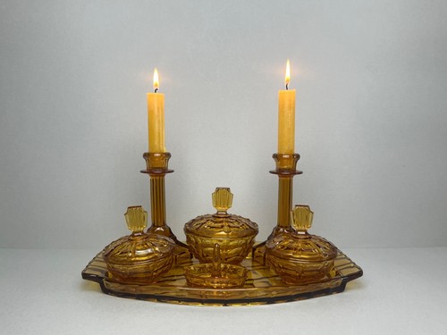 1940 amber glass full - glass,