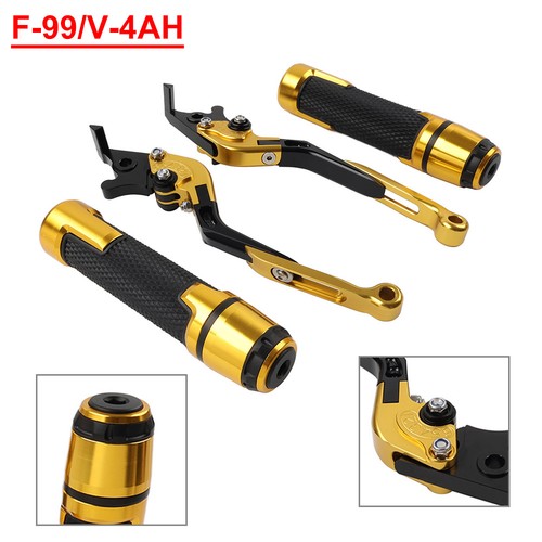 Gold brake clutch levers - gold,