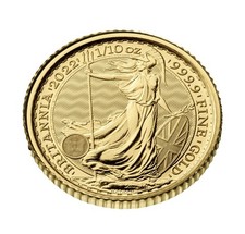 Britannia 2022 10oz gold - 2022, 1/10oz