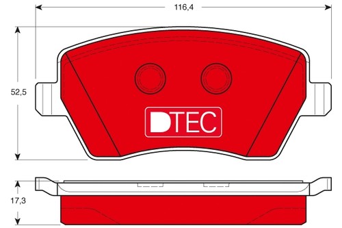 Front brake pad - brake,