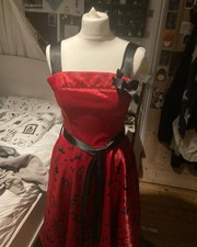 Hell Bunny Red And Black Dress