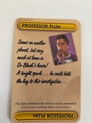Cluedo 2000 spare replacement - cluedo,
