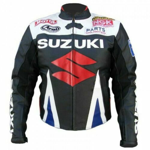 Suzuki men motorbike leather - suzuki,