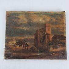 Antique 19thC Oil On Canvas