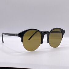 Vintage Sun Glasses Spectacles Mens Eye Frames Keyhole Black Half Rim NHS Retro