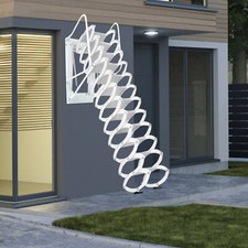 Folding Attic Ladder White