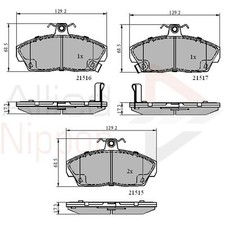 Brake Pads Set Front ADB3232