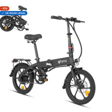Boxed DYU A1F PRO 16 Inch Full Folding Electric Bike E-Bike ex display