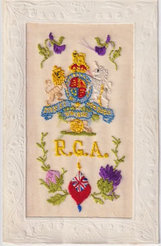 Wwi silk postcard - wwi,