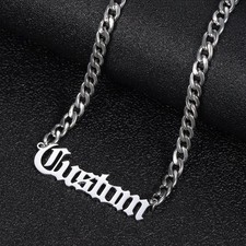 Custom Name Pendant Necklace