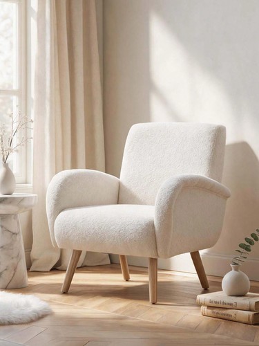 Chenille armchair accent - armchair,