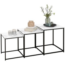 HOMCOM Nesting Coffee Tables