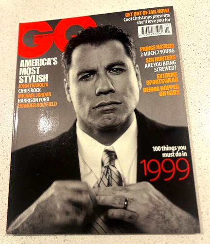Magazine january 1999 - gq, magazine: