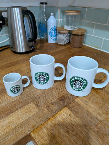 Starbucks logo coffee mugs set - logo,